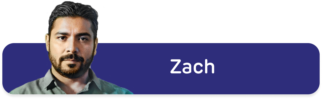 Patient profile Zach. Not an actual patient.