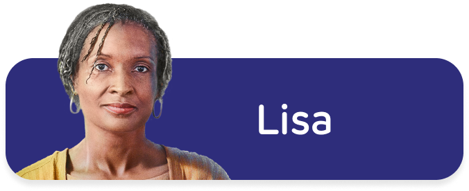 Patient profile Lisa. Not an actual patient.