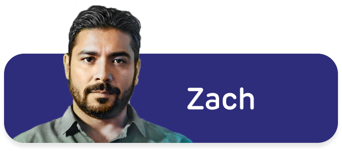 Patient profile Zach. Not an actual patient.
