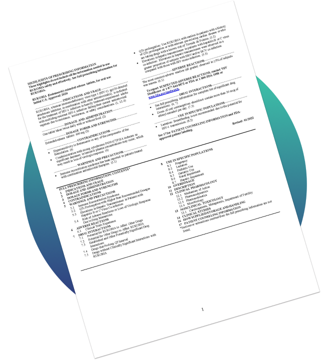 Image of downloadable full Prescribing Information for RUKOBIA